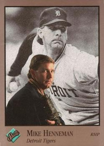#175 Mike Henneman - Detroit Tigers - 1992 Studio Baseball