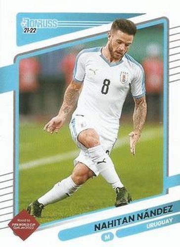 #175 Nahitan Nandez - Uruguay - 2021-22 Donruss Road to FIFA World Cup Qatar 2022 Soccer