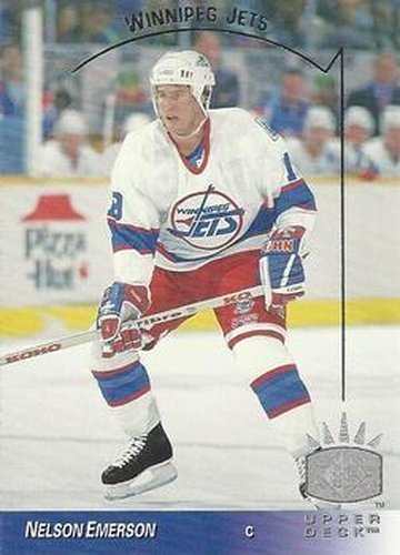 #175 Nelson Emerson - Winnipeg Jets - 1993-94 Upper Deck - SP Hockey