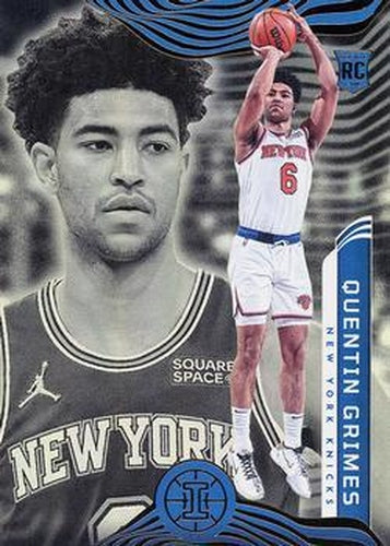 #175 Quentin Grimes - New York Knicks - 2021-22 Panini Illusions Basketball