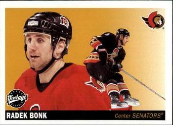 #175 Radek Bonk - Ottawa Senators - 2002-03 Upper Deck Vintage Hockey