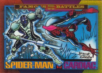 #175 Spider-Man / Cardiac - 1993 SkyBox Marvel Universe