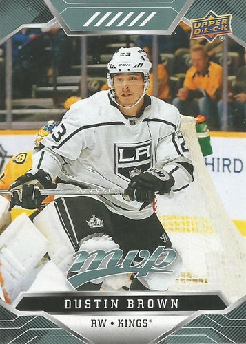 #175 Dustin Brown - Los Angeles Kings - 2019-20 Upper Deck MVP Hockey