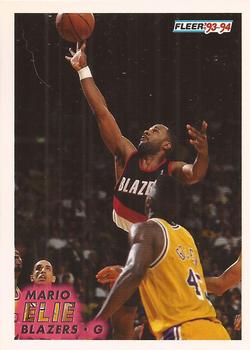 #175 Mario Elie - Portland Trail Blazers - 1993-94 Fleer Basketball