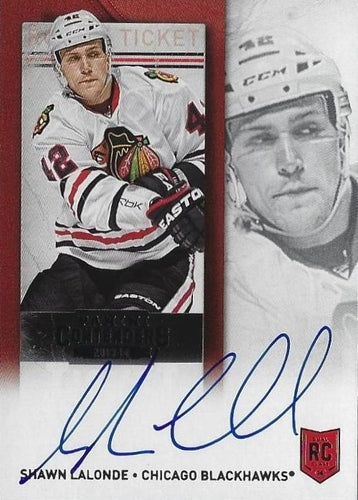 #175 Shawn Lalonde - Chicago Blackhawks - 2013-14 Panini Contenders Hockey