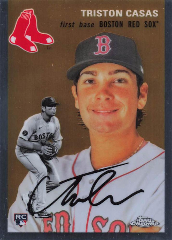 #175 Triston Casas - Boston Red Sox - 2023 Topps Chrome Platinum Anniversary Baseball