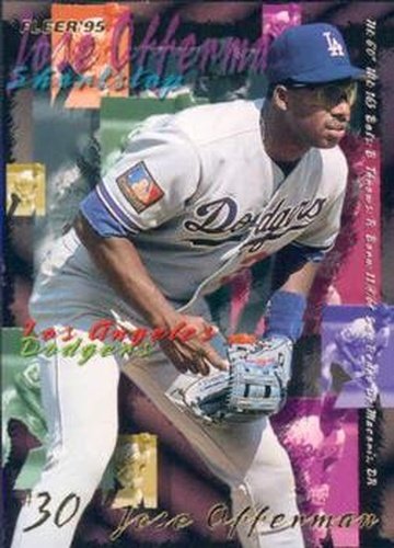 #U-176 Jose Offerman - Los Angeles Dodgers - 1995 Fleer Update Baseball