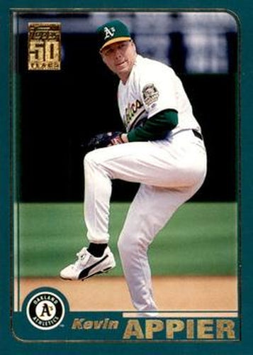 #176 Kevin Appier - Oakland Athletics - 2001 Topps Baseball