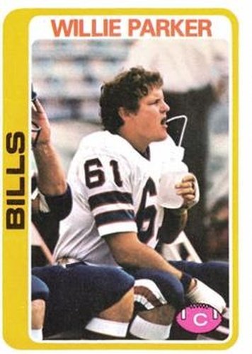 #176 Willie Parker - Buffalo Bills - 1978 Topps Football
