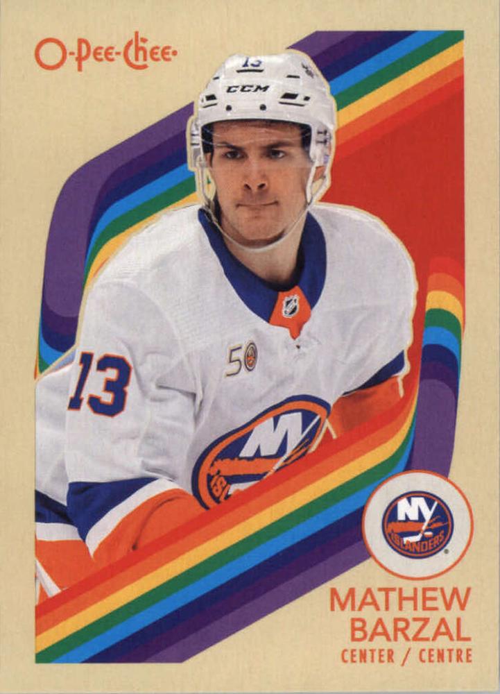 #176 Mathew Barzal - New York Islanders - 2023-24 O-Pee-Chee - Retro Hockey