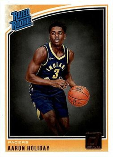 #176 Aaron Holiday - Indiana Pacers - 2018-19 Donruss Basketball