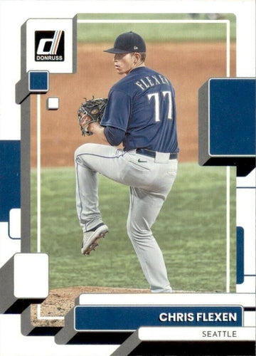 #176 Chris Flexen - Seattle Mariners - 2022 Donruss Baseball
