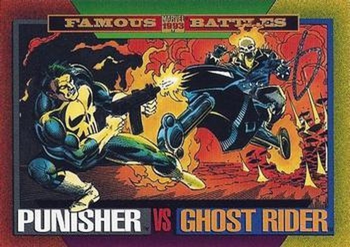 #176 Punisher / Ghost Rider - 1993 SkyBox Marvel Universe