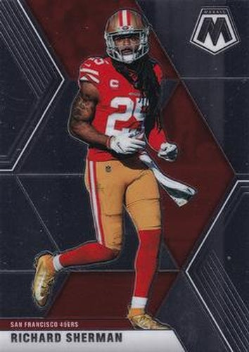 #176 Richard Sherman - San Francisco 49ers - 2020 Panini Mosaic Football