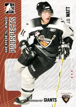 #176 J.D. Watt - Vancouver Giants - 2005-06 In The Game Heroes and Prospects Hockey