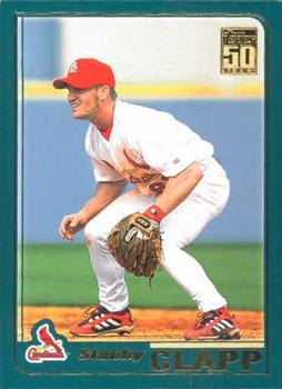 #T176 Stubby Clapp - St. Louis Cardinals - 2001 Topps Traded & Rookies Baseball
