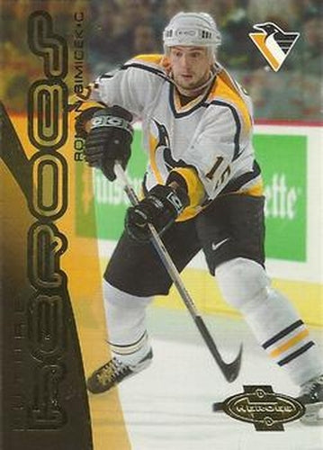#176 Roman Simicek - Pittsburgh Penguins - 2000-01 Upper Deck Heroes Hockey