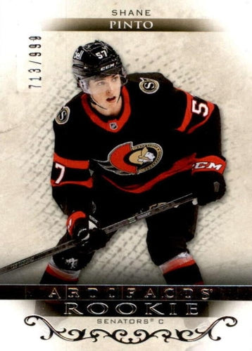 #176 Shane Pinto - Ottawa Senators - 2021-22 Upper Deck Artifacts Hockey