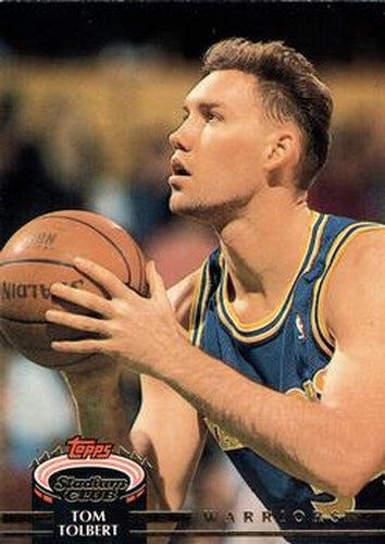 #176 Tom Tolbert - Golden State Warriors - 1992-93 Stadium Club Basketball