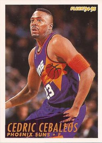 #176 Cedric Ceballos - Phoenix Suns - 1994-95 Fleer Basketball