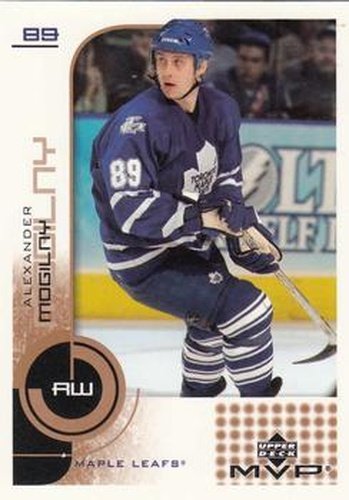 #176 Alexander Mogilny - Toronto Maple Leafs - 2002-03 Upper Deck MVP Hockey