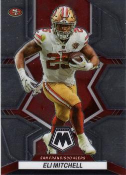#176 Eli Mitchell - San Francisco 49ers - 2022 Panini Mosaic Football