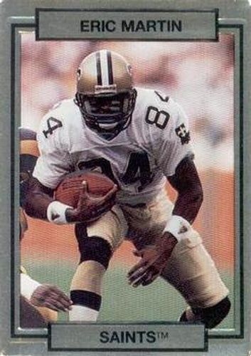 #176 Eric Martin - New Orleans Saints - 1990 Action Packed Football