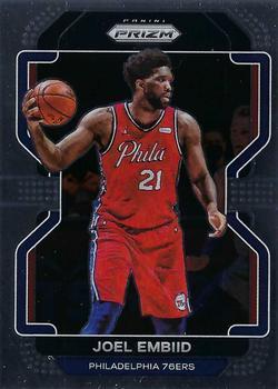 #176 Joel Embiid - Philadelphia 76ers - 2021-22 Panini Prizm Basketball