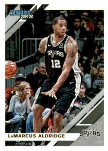 #176 LaMarcus Aldridge - San Antonio Spurs - 2019-20 Donruss Basketball