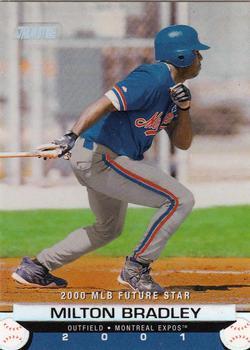 #176 Milton Bradley - Montreal Expos - 2001 Stadium Club Baseball
