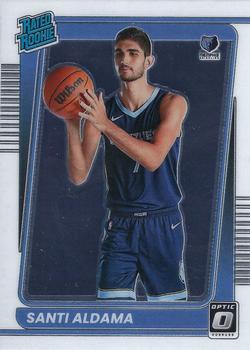 #176 Santi Aldama - Memphis Grizzlies - 2021-22 Donruss Optic Basketball