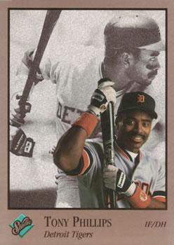 #176 Tony Phillips - Detroit Tigers - 1992 Studio Baseball