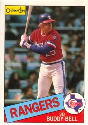 #176 Buddy Bell - Texas Rangers - 1985 O-Pee-Chee Baseball