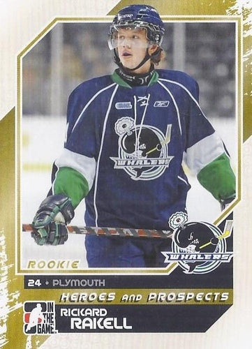 #176 Rickard Rakell - Plymouth Whalers - 2010-11 In The Game Heroes and Prospects Hockey