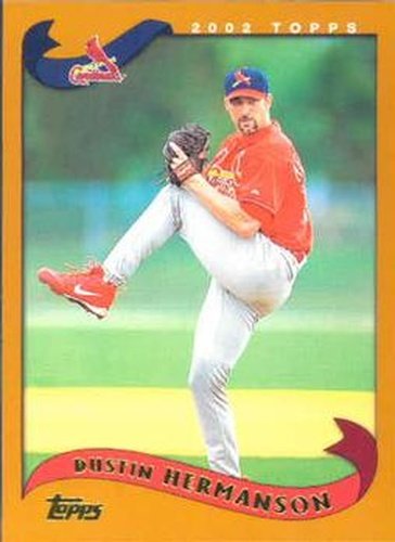 #176 Dustin Hermanson - St. Louis Cardinals - 2002 Topps Baseball