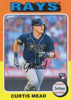 #176b Curtis Mead - Tampa Bay Rays - 2024 Topps Heritage Baseball