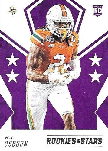 #177 K.J. Osborn - Minnesota Vikings - 2020 Panini Rookies & Stars Football
