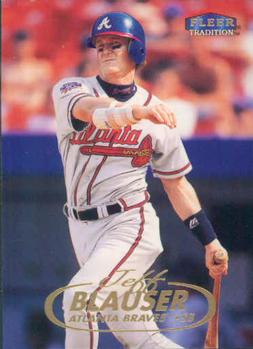 #177 Jeff Blauser - Atlanta Braves - 1998 Fleer Tradition Baseball
