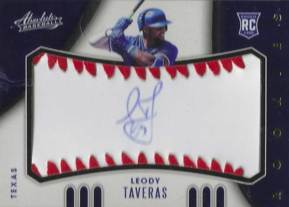 #177 Leody Taveras - Texas Rangers - 2021 Panini Absolute Baseball