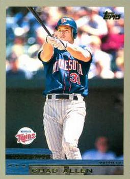 #177 Chad Allen - Minnesota Twins - 2000 Topps Baseball
