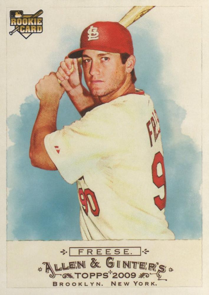 #177 David Freese - St. Louis Cardinals - 2009 Topps Allen & Ginter Baseball