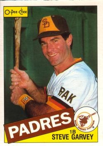 #177 Steve Garvey - San Diego Padres - 1985 O-Pee-Chee Baseball
