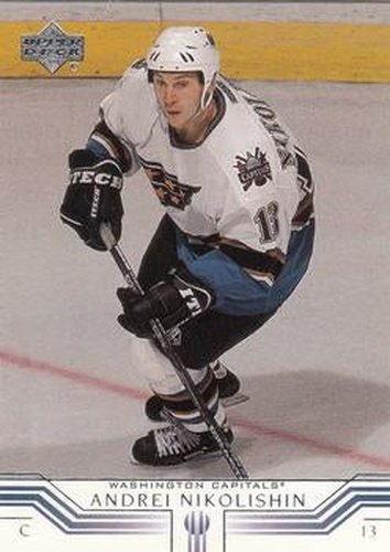 #177 Andrei Nikolishin - Washington Capitals - 2001-02 Upper Deck Hockey
