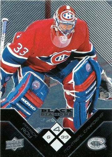 #177 Patrick Roy - Montreal Canadiens - 2008-09 Upper Deck Black Diamond Hockey