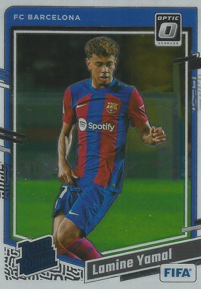 #177 Lamine Yamal - FC Barcelona - 2023-24 Donruss - Optic Soccer