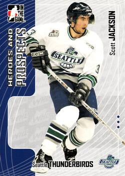 #177 Scott Jackson - Seattle Thunderbirds - 2005-06 In The Game Heroes and Prospects Hockey