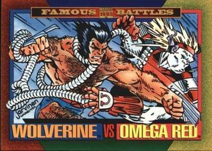 #177 Wolverine / Omega Red - 1993 SkyBox Marvel Universe