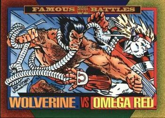 #177 Wolverine / Omega Red - 1993 SkyBox Marvel Universe