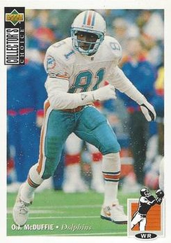 #177 O.J. McDuffie - Miami Dolphins - 1994 Collector's Choice Football