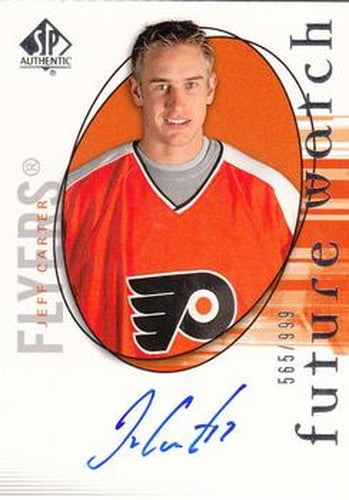 #177 Jeff Carter - Philadelphia Flyers - 2005-06 SP Authentic Hockey